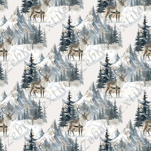 Caribou en montagne