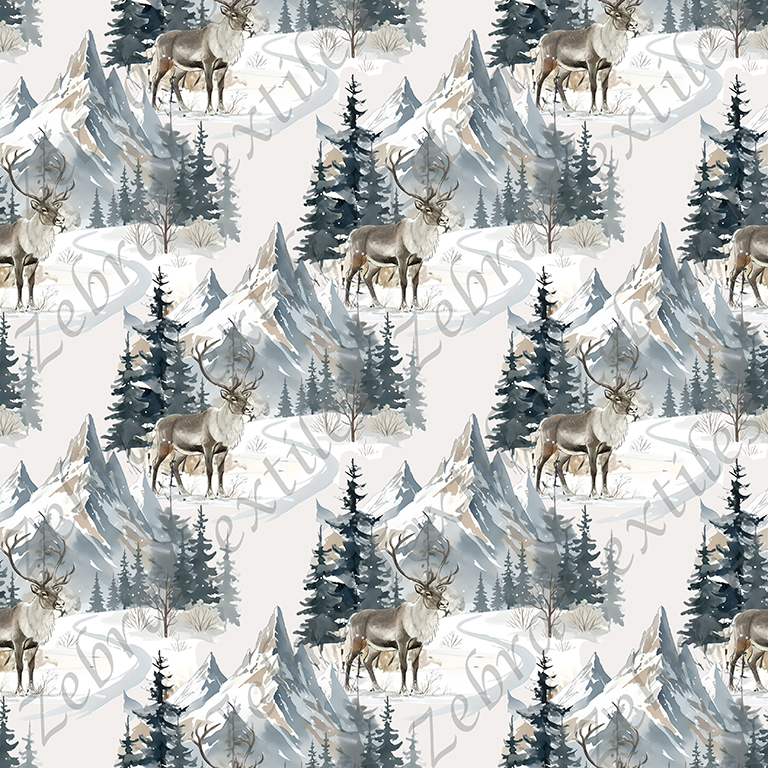 Caribou en montagne