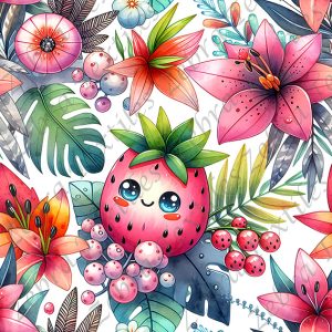 Fraise floral