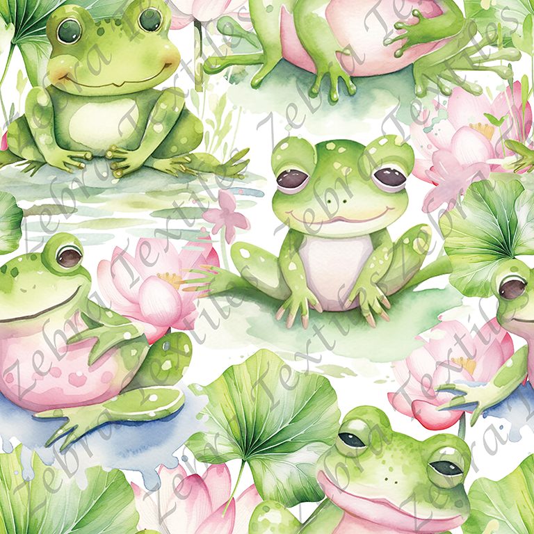 Grenouille rosée