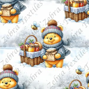 Ourson lainage en hiver