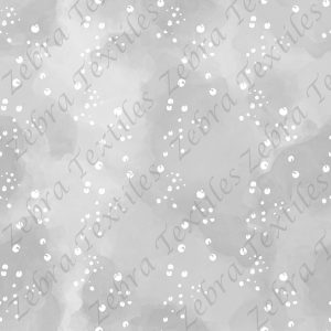 Pois blanc fond gris