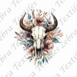 Skull buffle floral