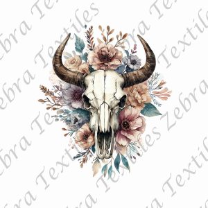 Skull buffle floral