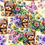 Yorkshire et papillon
