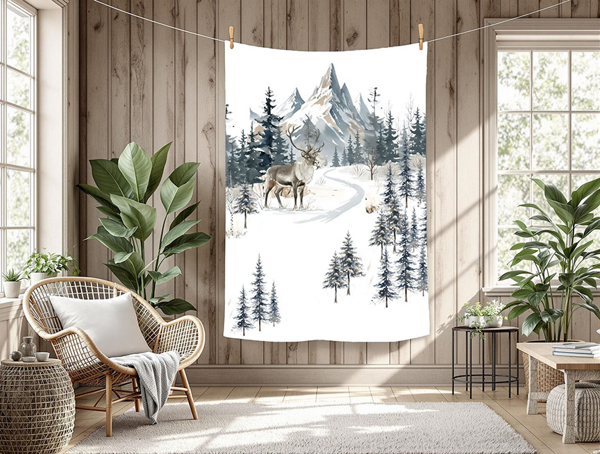 Caribou en montagne