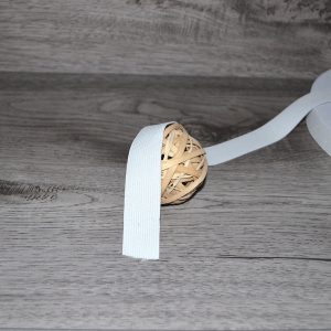 Élastique tricoté blanc 25mm (1 po)
