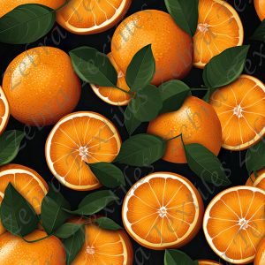 Orange fond noir