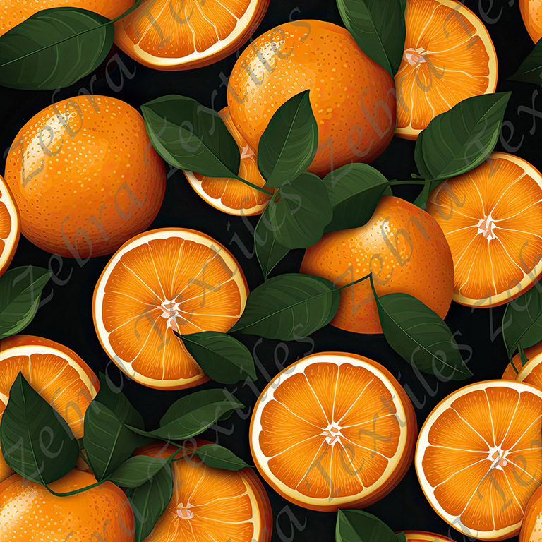 Orange fond noir