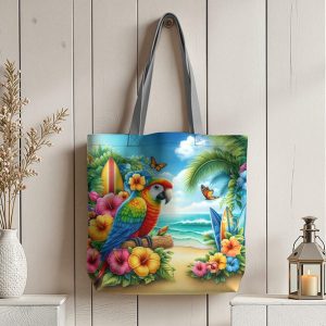 Perroquet au bord de la plage