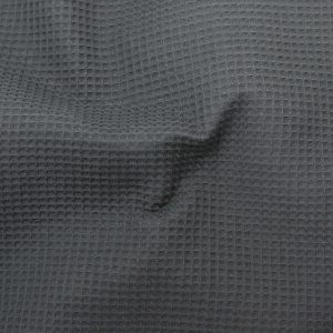 Coton gaufré royale bio charbon