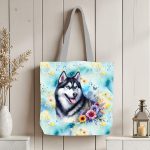 Husky floral fond floral jaune