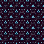 Triangle bleu fond foncé