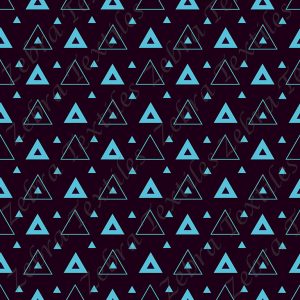 Triangle bleu fond foncé