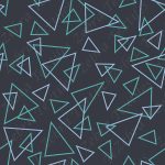 Triangle bleu fond marine