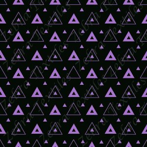 Triangle mauve fond noir