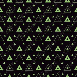 Triangle vert fond noir