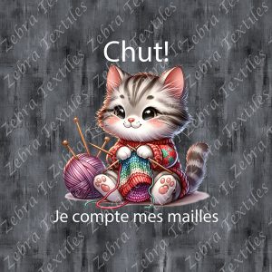 Chat tricot fond grunge
