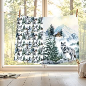 Loup dans les montagnes