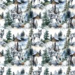 Loup en forêt