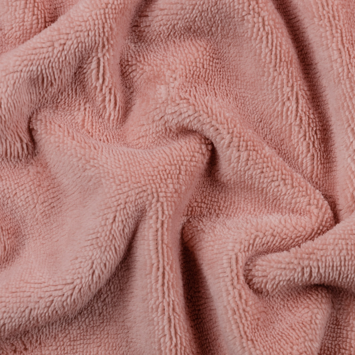Ratine velours bambou rose