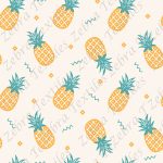 Ananas fond crème