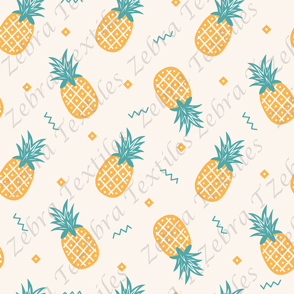 Ananas fond crème