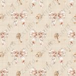 Boucle floral et clef fond sable