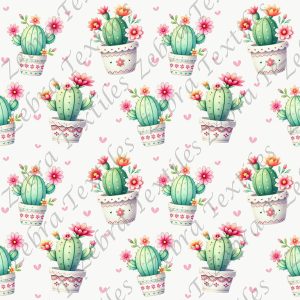 Cactus en pot fond taupe