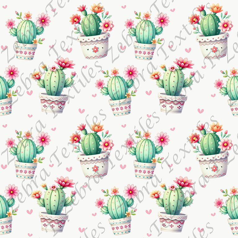 Cactus en pot fond taupe