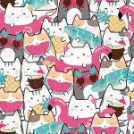 Chat en été