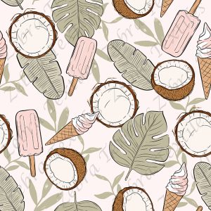 Coco cornet feuillage