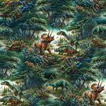 Dinosaure dans la jungle