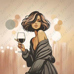 Femme chic et coupe
