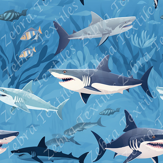 Requin dans les profondeurs de la mer