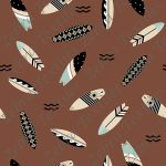 Surf boho fond moka