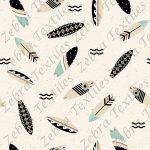 Surf boho fond papier kraft