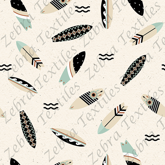 Surf boho fond papier kraft