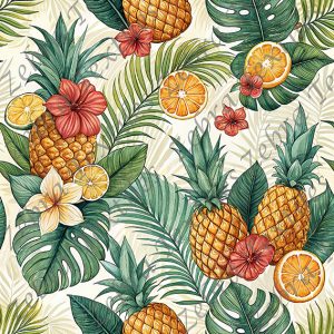 Fruit tropical et feuillage 3