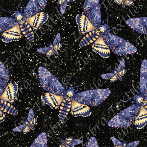 Papillon mauve skull