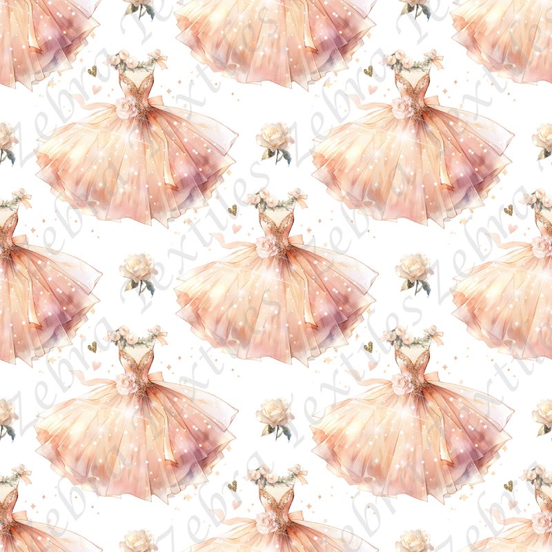 Robe ballerine fond blanc
