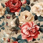 Rose antique élégance 12