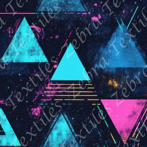 Triangle aqua et rose grunge