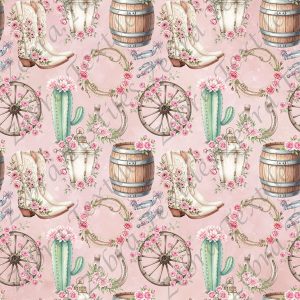 Western floral rose fond rose
