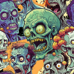 Zombie yeux exorbitants
