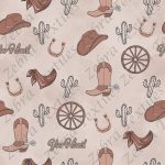 Cowboy brun fond sable