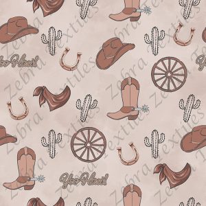 Cowboy brun fond sable