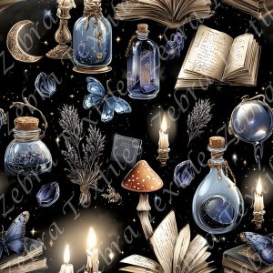 Magique céleste et potion bleue