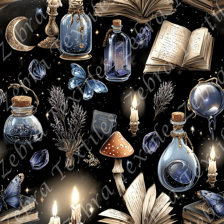 Magique céleste et potion bleue
