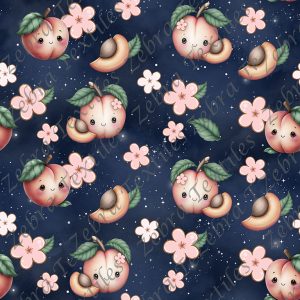 Pêche floral kawaii fond marine